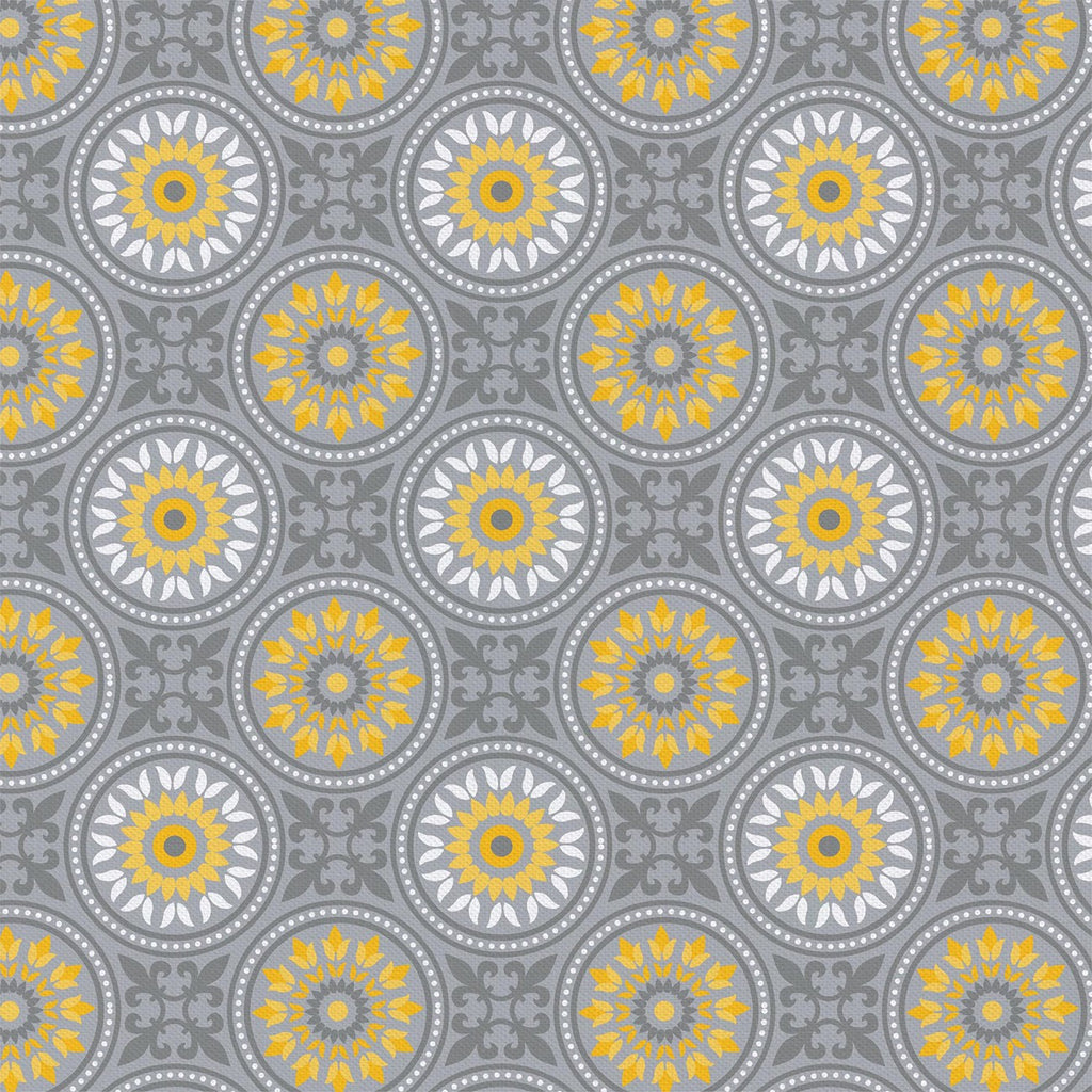 Gray Matters More Mosaic Gray by Emma and Mila for Camelot Fabrics