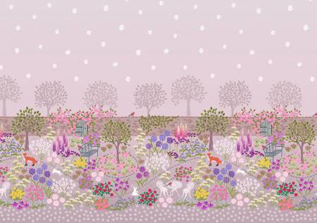 Secret Garden Double Edge Border from Lewis and Irene A703
