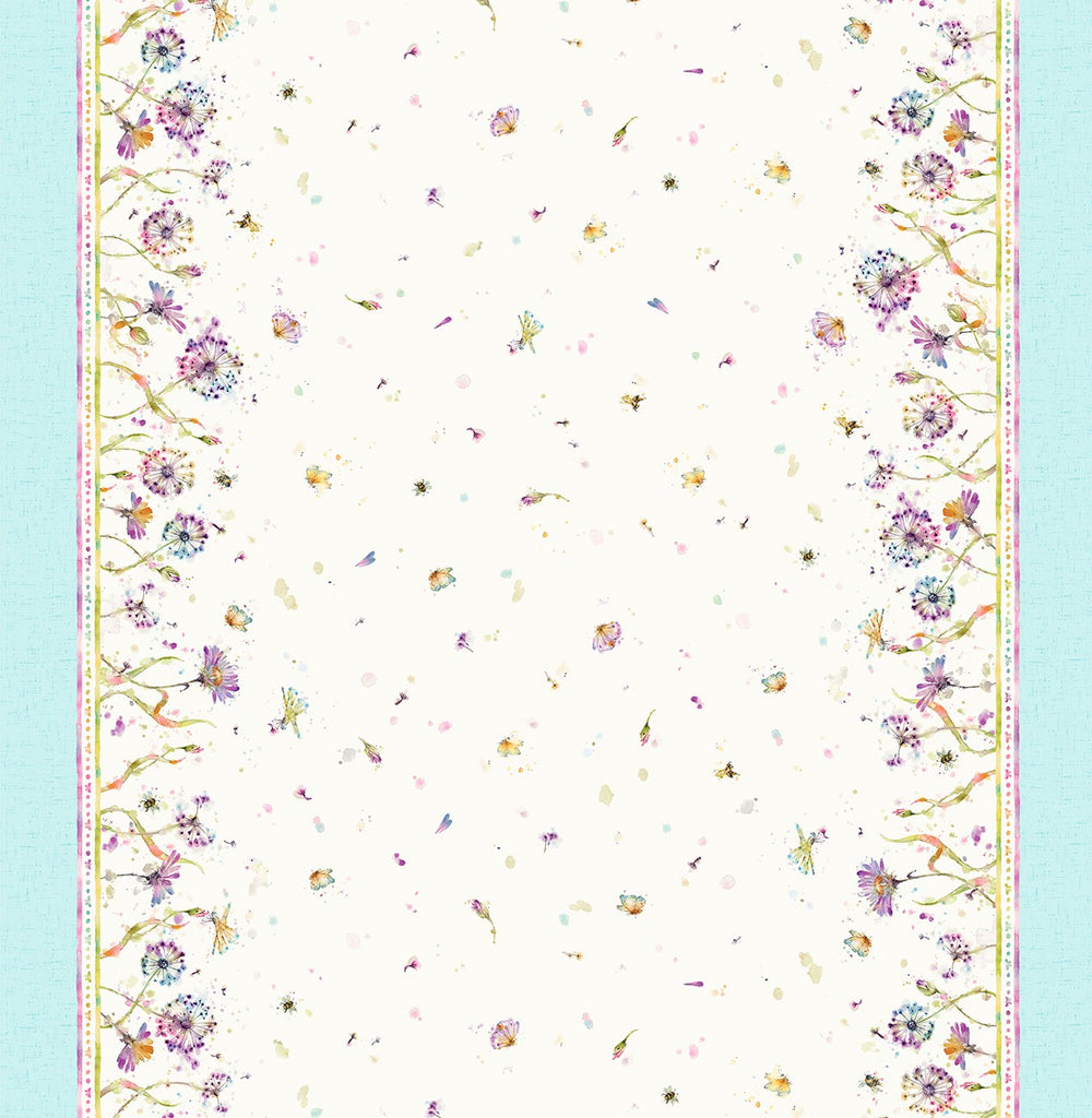 Boots and Blooms Double Border by Sillier Than Sally Designs for P and B Textiles BBLO4737-MU