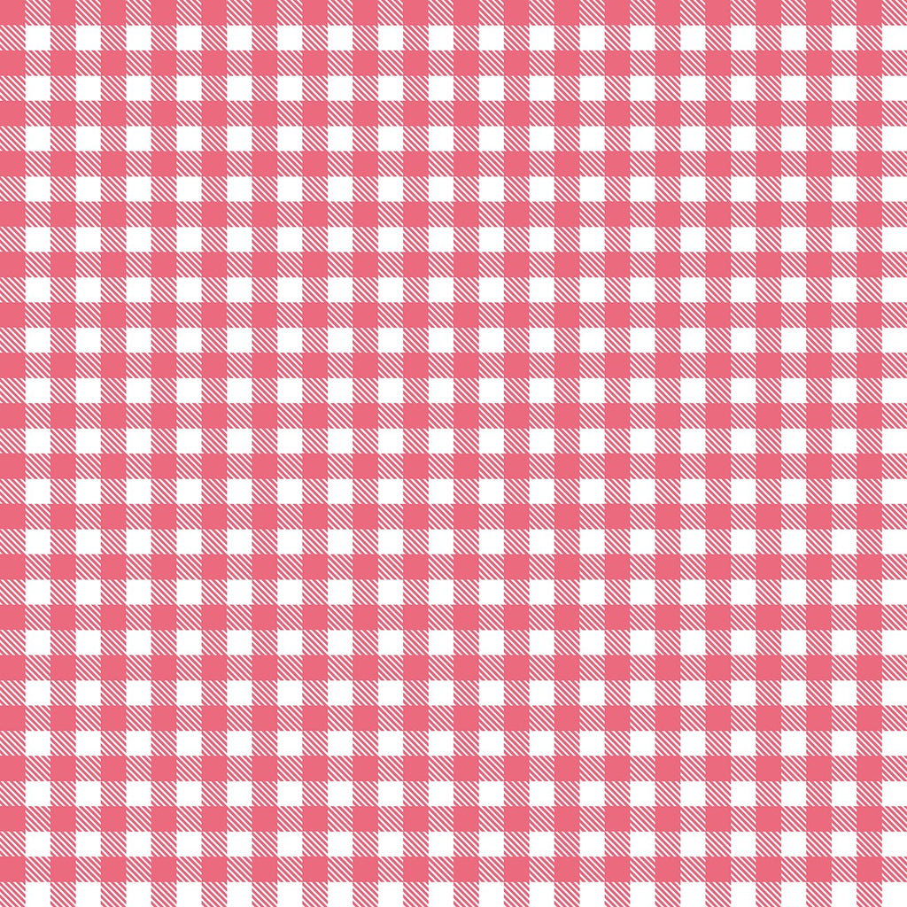 Summer Picnic Gingham Tearose by Melissa Mortenson for Riley Blake Designs 