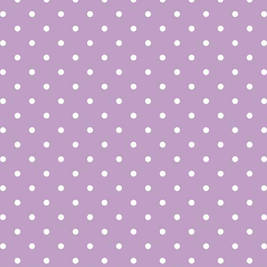 Swiss Dot White On Lavender by Riley Blake Designs C670R-125LAV