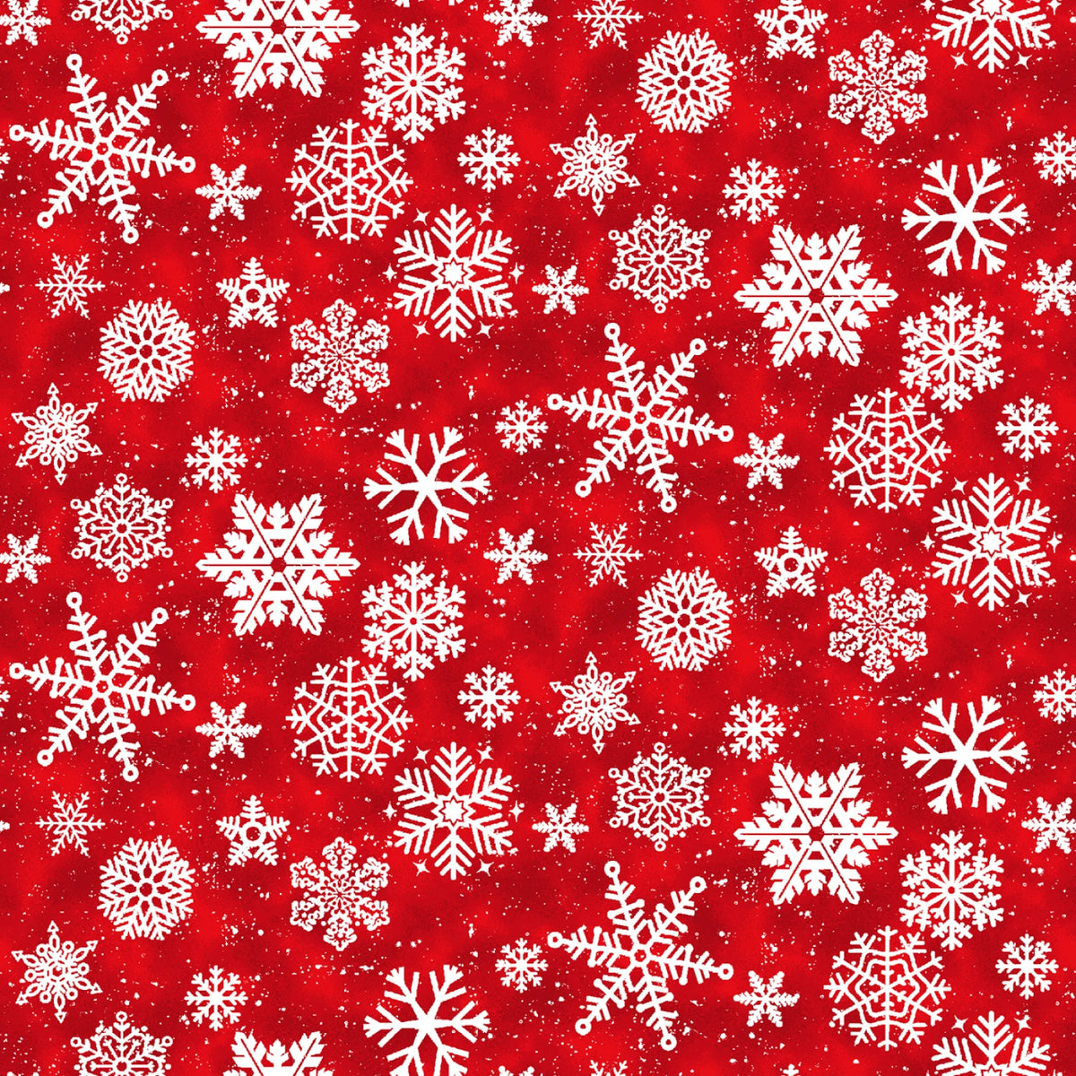 Snow Crew Flannel Snowflake Red by Barbara Tourtillotte by Henry Glass ...