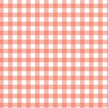 It's a Girl Flannel Gingham Coral from Riley Blake Designs F13906R-CORAL