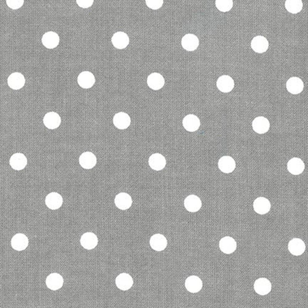 Cozy Cotton Flannel Grey Polka Dot by Robert Kaufman 