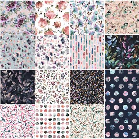 Tranquil Breeze Precut Layer Cake 10-inch squares by Ninola for RJR NI100P-10X10