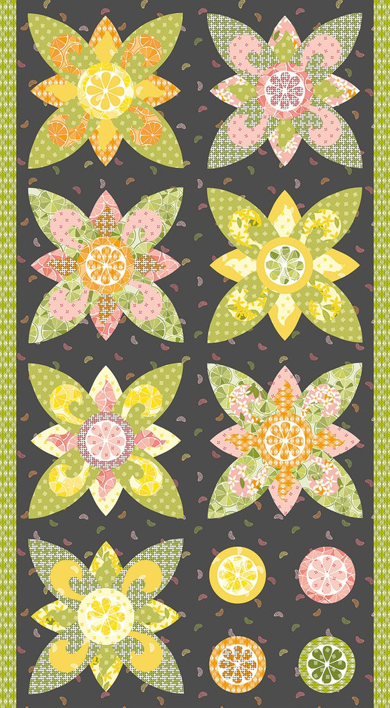 Grove Panel Charcoal by Jill Finley for Riley Blake Designs P10147R-CHAR