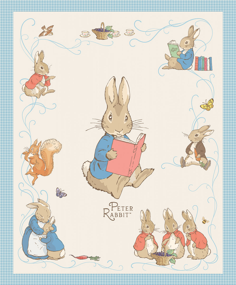 Tale of Peter Rabbit Panel by Beatrix Potter from Riley Blake Designs ...
