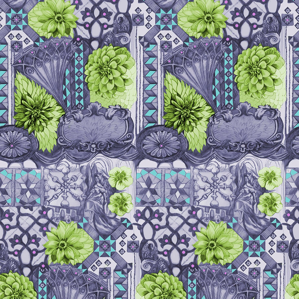 English Summer Garden Peridot Tourist by Anna Maria Horner for Free Spirit PWAM001-PERI