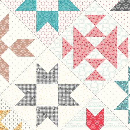 Stitch Wideback Cheater Quilt Print by Lori Holt for Riley Blake Designs