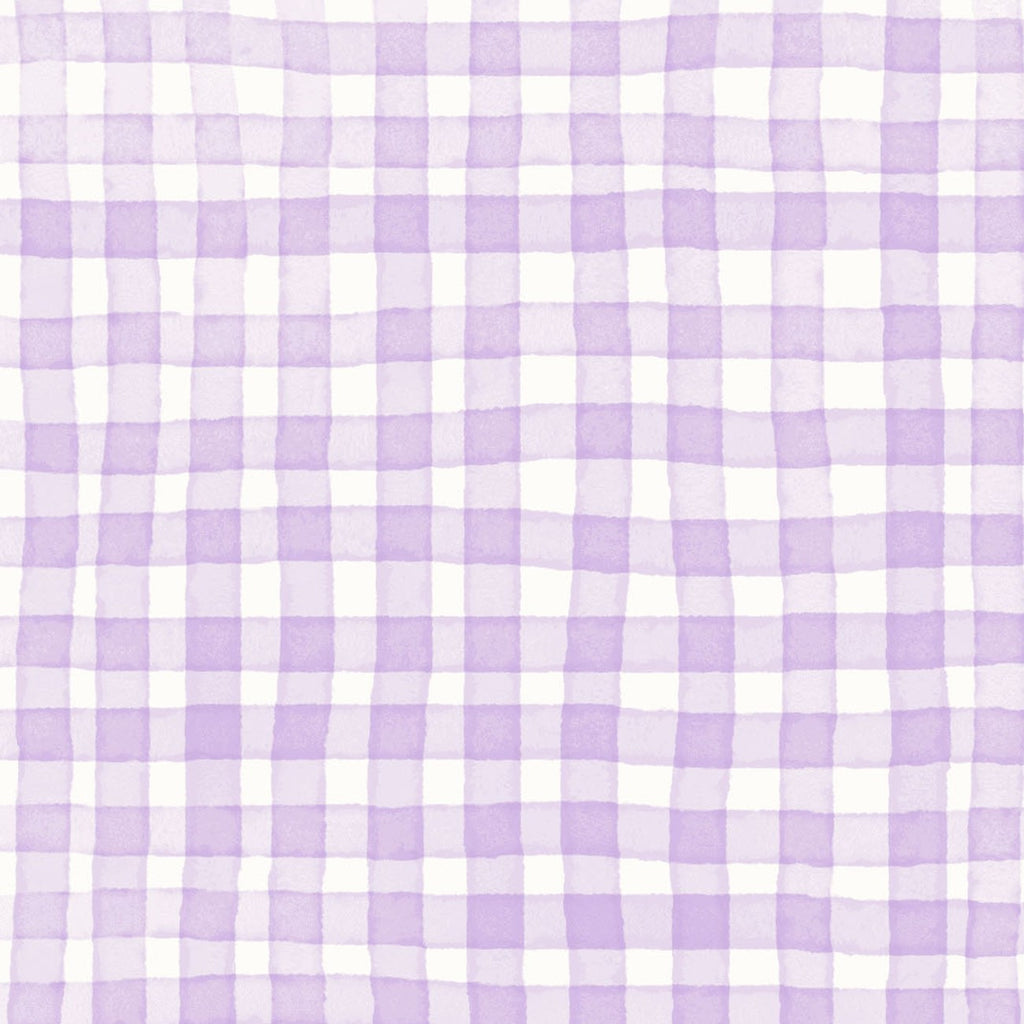 Dale Farm Light Purple Checks by Rebecca Jones for Clothworks Y3255-26